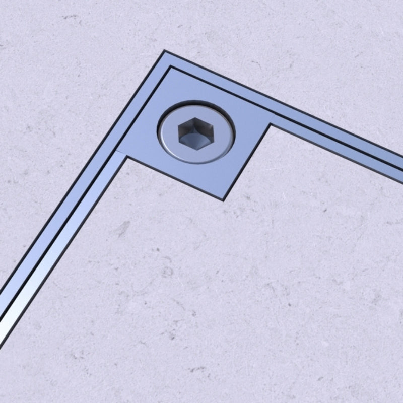 600 x 600 x 32mm Double Sealed & Locking Stainless Steel 316 Recessed Manhole Cover