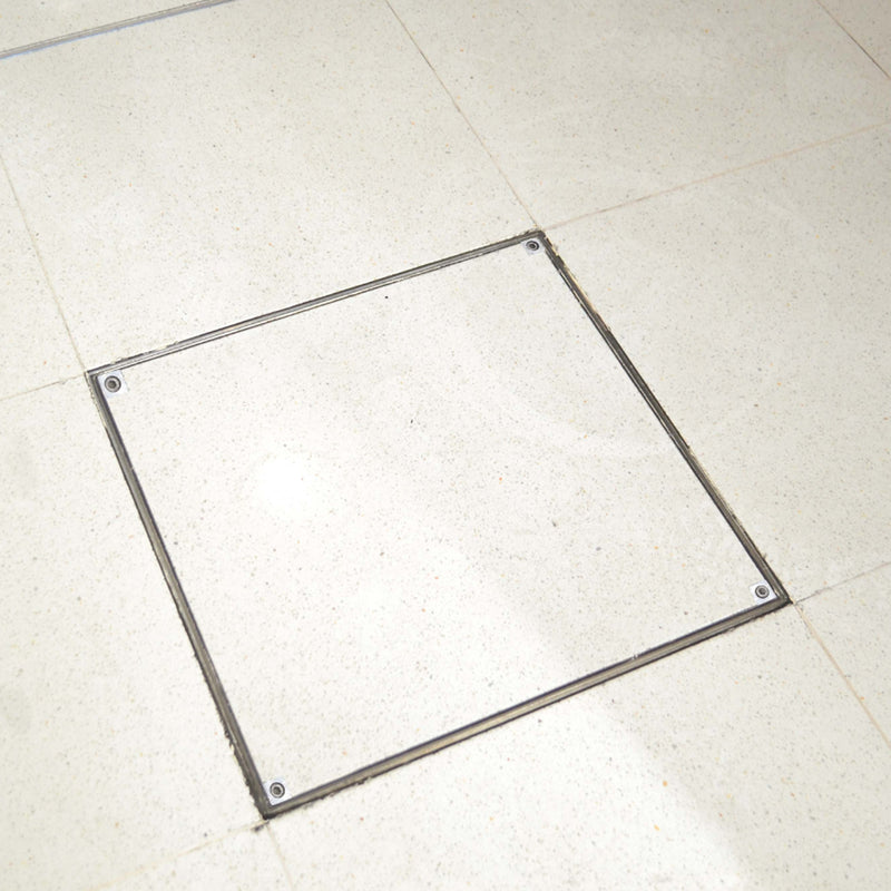 600 x 600 x 32mm Double Sealed & Locking Stainless Steel 316 Recessed Manhole Cover