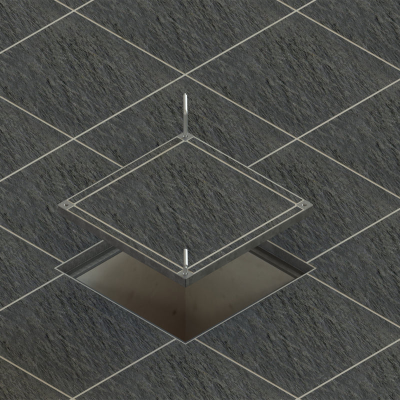 600 x 600mm Sealed Manhole Cover W/ 43mm Recessed Tray