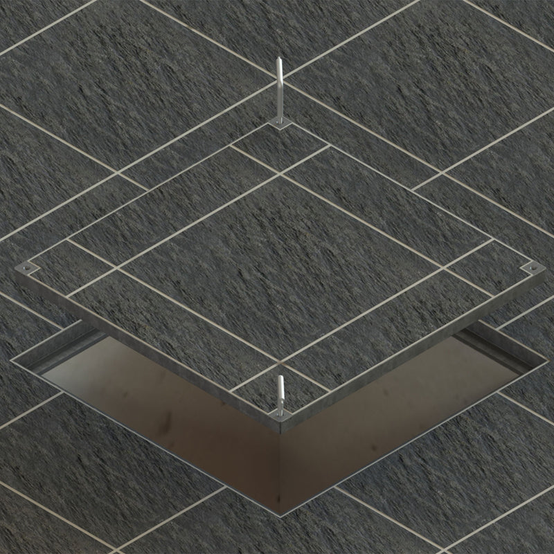 900 x 900mm Sealed Manhole Cover W/ 43mm Recessed Tray