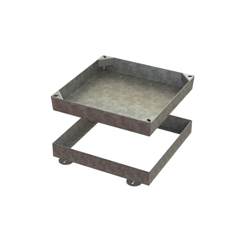 600 x 600mm GrassTop Manhole Cover for Gardens w/ 100mm Recessed Tray