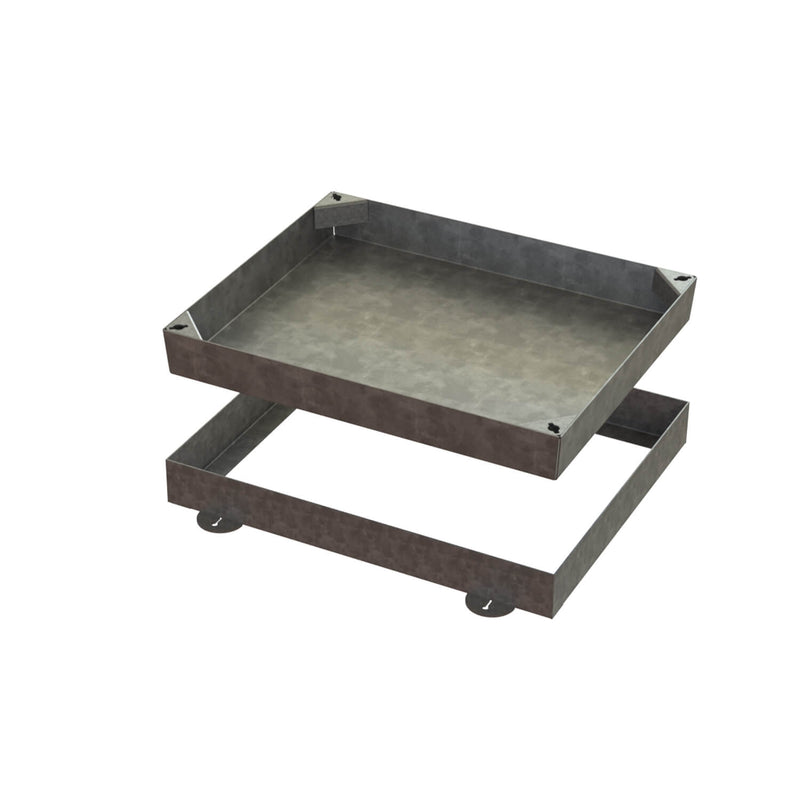 750 x 600mm Manhole Cover for Gravel w/ Built in Gravel Reinforcement  - 100mm Recessed Tray