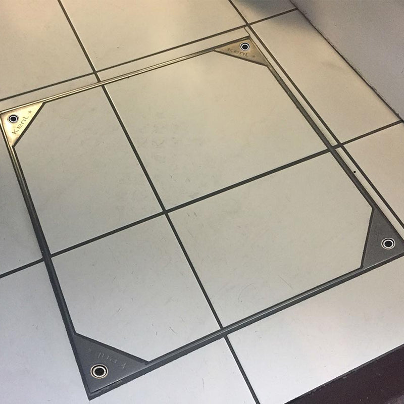 600 x 600 x 50mm Double Sealed & Locking Stainless Steel 316 Recessed Manhole Cover