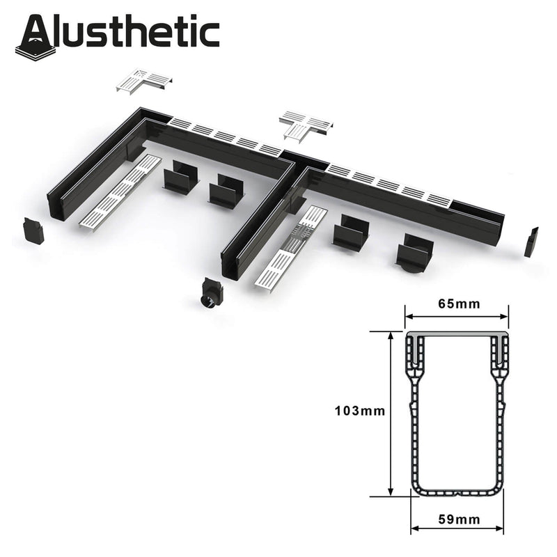 Aluminium Threshold Drainage Channel System