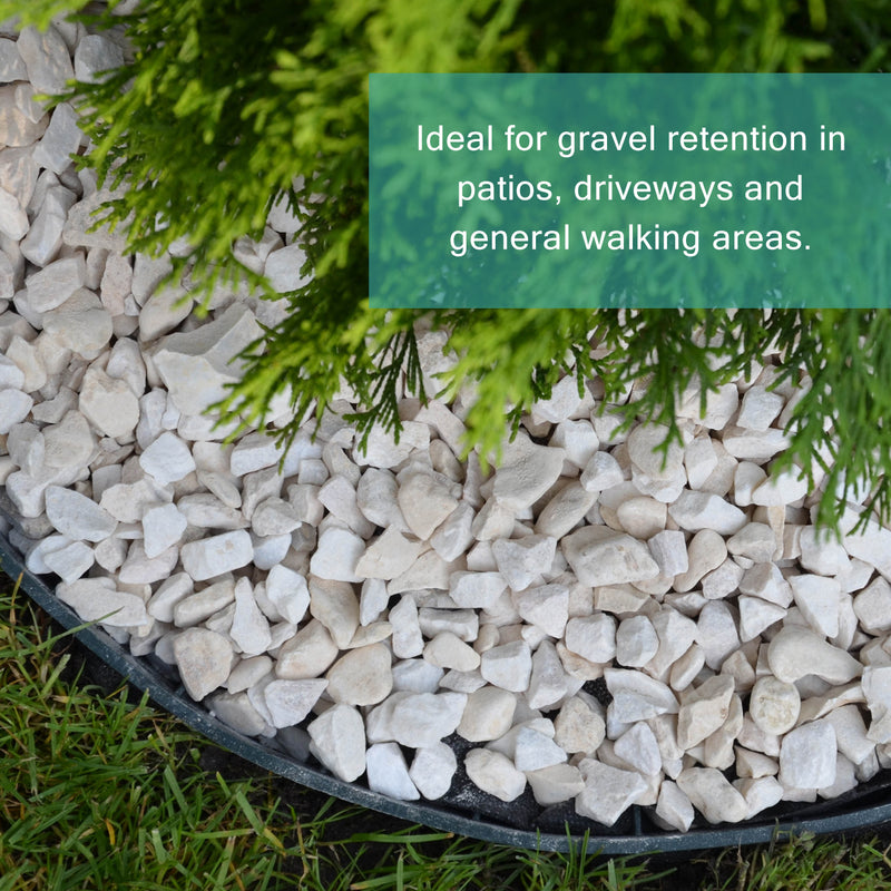 Plastic Flexible Edging Garden Border System - 80CM Length