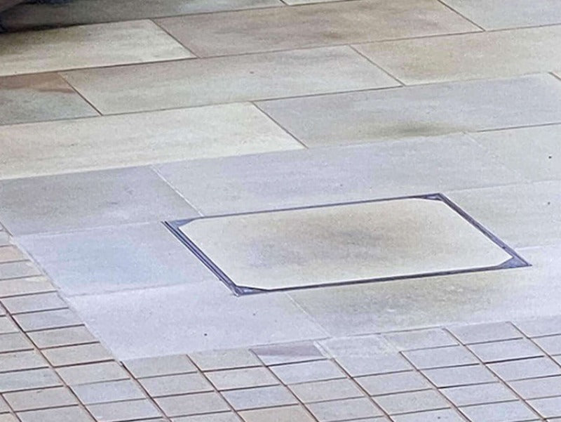 Triple Sealed 80mm Recessed Manhole Covers - Alusthetic