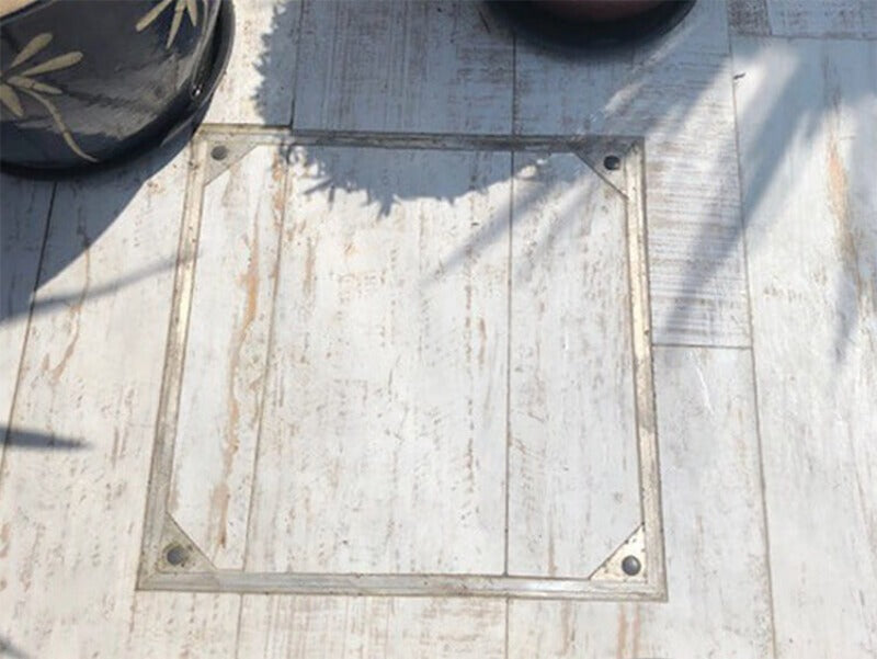 Triple Sealed 40mm Recessed Manhole Covers - Alusthetic
