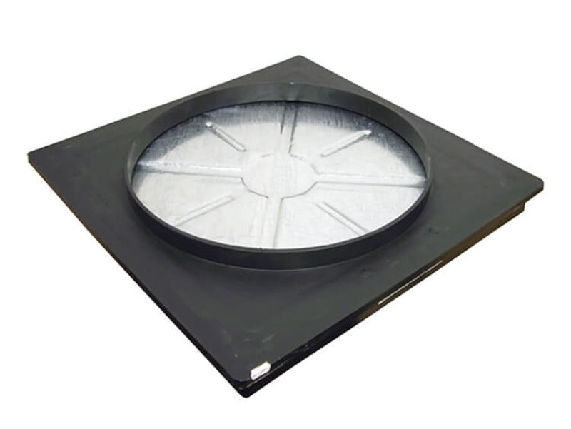 450mm Square To Round, Sealed Manhole Cover W/ 43.5mm Recessed Tray