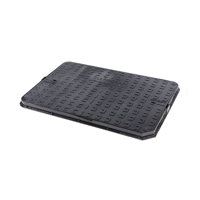 B125 Ductile Iron Solid Top Cover & Frame