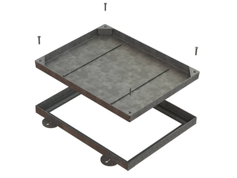 600 x 450mm Sealed Manhole Cover W/ 43mm Recessed Tray