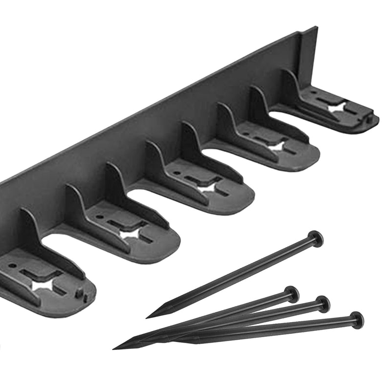 Plastic Flexible Edging Garden Border System - 80CM Length