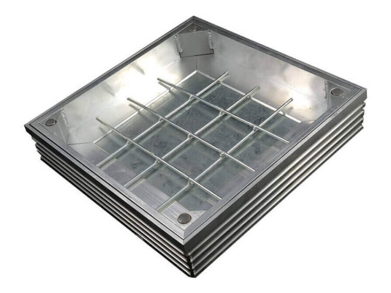 Triple Sealed 60mm Recessed Manhole Covers - Alusthetic